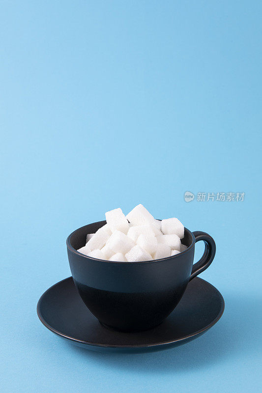 Sugar Cubes in Coffee Cup